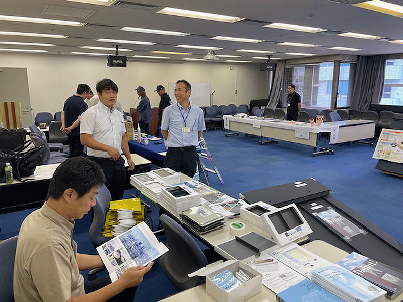 展示会の様子