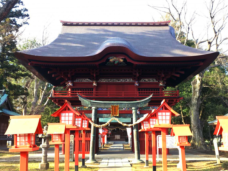 栃木県 楼門 銅板平葺き工事