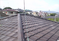 セメント瓦からROOGAへ(断熱・遮音性も変わらずに半分に軽量化)